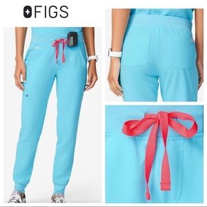 Figs SP Zamora joggers in Neon Blue